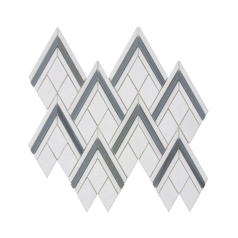 **PER PC** Sahara 14x14 Polished Stone Mosaic, SF170134, 9.6sf, 10pcs, 36 lbs, FINAL PRICE: $7.99/pc, $79.90/bx + Tax