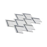**PER PC** Sahara 14x14 Polished Stone Mosaic, SF170134, 9.6sf, 10pcs, 36 lbs, FINAL PRICE: $7.99/pc, $79.90/bx + Tax