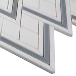 **PER PC** Sahara 14x14 Polished Stone Mosaic, SF170134, 9.6sf, 10pcs, 36 lbs, FINAL PRICE: $7.99/pc, $79.90/bx + Tax