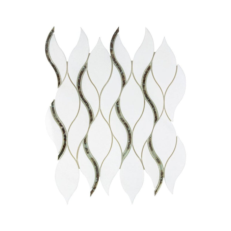 Symmetry Silver 11x15 Mosaic, SF200052, 8.51sf, 10pcs, 35lbs, FINAL PRICE: $7.99/pc, $79.90/bx + Tax