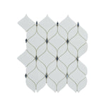 **PER PC** Adley White 14x12 Mosaic, SF210105, 7.92sf, 9pcs, 34 lbs, FINAL PRICE: $7.99/pc, $71.91/bx + Tax