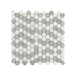 **PER PC** Hexette Pearl Mix 13x12 Mosaic, SF210113, 9.153sf, 9pcs, 26 lbs, FINAL PRICE: $7.99/pc, $71.91/bx + Tax