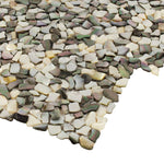 **PER PC** Smokey Pearl Slivers 13x13 Glossy Stone Mosaic, SF210110, 24 pcs, 23.54sf, 25 lbs, FINAL PRICE: $4.99/pc, $119.76/bx + Tax