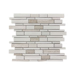 **PER PC** Sandy Cliff 12x12 Linear Mosaic, SF160002, 9.45sf, 9 pcs, 32 lbs, FINAL PRICE: $5.99/sf, $53.91/bx + Tax