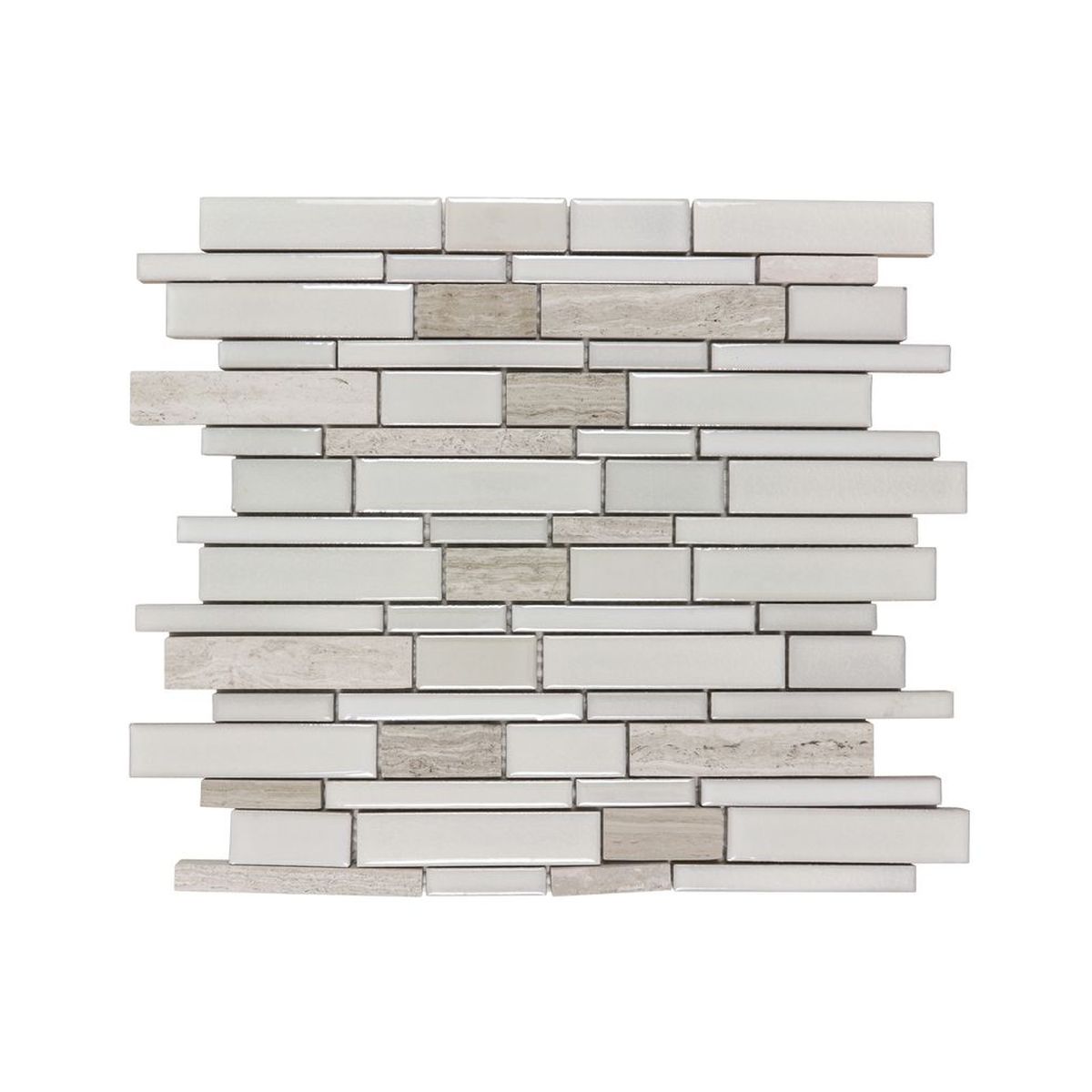 **PER PC** Sandy Cliff 12x12 Linear Mosaic, SF160002, 9.45sf, 9 pcs, 32 lbs, FINAL PRICE: $5.99/sf, $53.91/bx + Tax