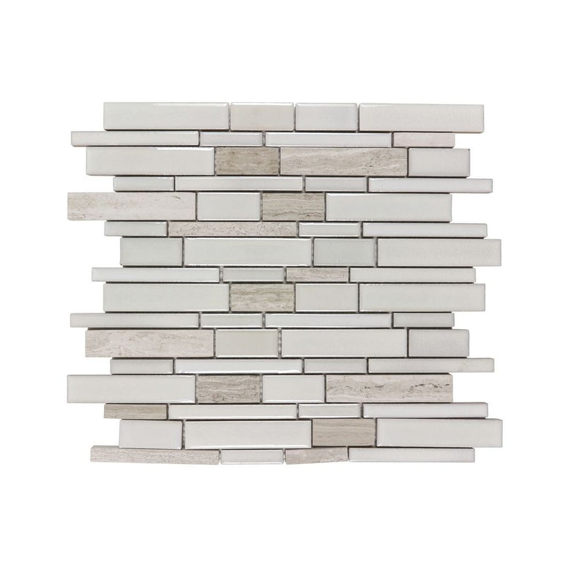 **PER PC** Sandy Cliff 12x12 Linear Mosaic, SF160002, 9.45sf, 9 pcs, 32 lbs, FINAL PRICE: $5.99/sf, $53.91/bx + Tax