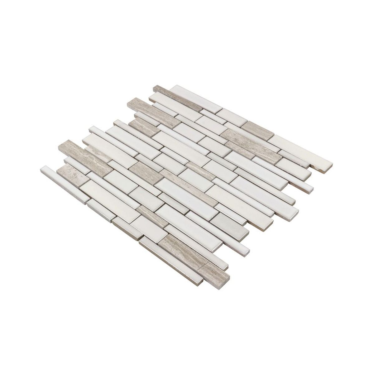 **PER PC** Sandy Cliff 12x12 Linear Mosaic, SF160002, 9.45sf, 9 pcs, 32 lbs, FINAL PRICE: $5.99/sf, $53.91/bx + Tax