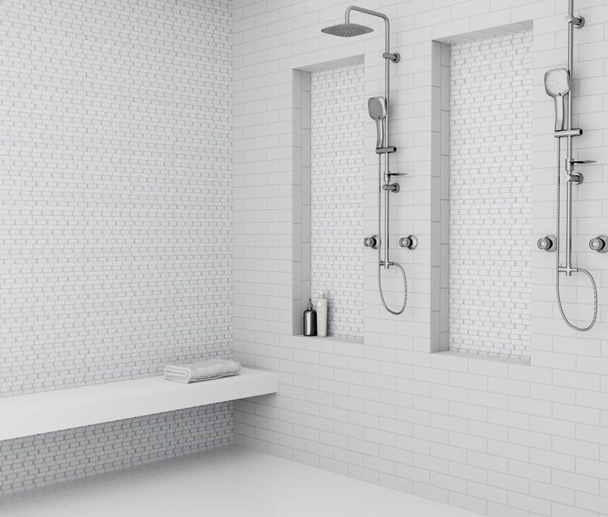 **PER PC** Pale Beige Dominos Subway 12x12 Mosaic, SF200013, 10pcs, 9.4sf, 50lbs, FINAL PRICE: $4.99/pc, $49.90/ Box