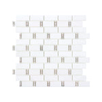 **PER PC** Pale Beige Dominos Subway 12x12 Mosaic, SF200013, 10pcs, 9.4sf, 50lbs, FINAL PRICE: $4.99/pc, $49.90/ Box