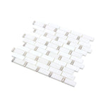 **PER PC** Pale Beige Dominos Subway 12x12 Mosaic, SF200013, 10pcs, 9.4sf, 50lbs, FINAL PRICE: $4.99/pc, $49.90/ Box