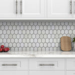 **PER PC** Jeweled Hex Manor Gray 12x12 Hexagon Mosaic, SF200002 , 8.3sf, 10pcs, 36 lbs, FINAL PRICE: $5.99pcf, $59.90/bx + Tax