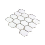 **PER PC** Jeweled Hex Manor Gray 12x12 Hexagon Mosaic, SF200002 , 8.3sf, 10pcs, 36 lbs, FINAL PRICE: $5.99pcf, $59.90/bx + Tax