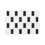 **PER PC** Kaya Sable Black 11x15 Mosaic, SF200006,  9.76sf, 10pcs, 36 lbs, FINAL PRICE: $7.99/sf, $79.90/bx + Tax