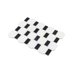**PER PC** Kaya Sable Black 11x15 Mosaic, SF200006,  9.76sf, 10pcs, 36 lbs, FINAL PRICE: $7.99/sf, $79.90/bx + Tax