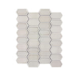 **PER PC** Framework Pewter 11x13 Glazed Ceramic Mosaic, SF200057,  9.1sf, 10pcs, 31 lbs, FINAL PRICE: $3.99/pc, $39.90/bx + Tax