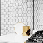 **PER PC** Framework Plaster 11x13 Glazed Ceramic Mosaic, SF200056,  9.1sf, 10pcs, 31 lbs, FINAL PRICE: $3.99/pc, $39.90/bx + Tax