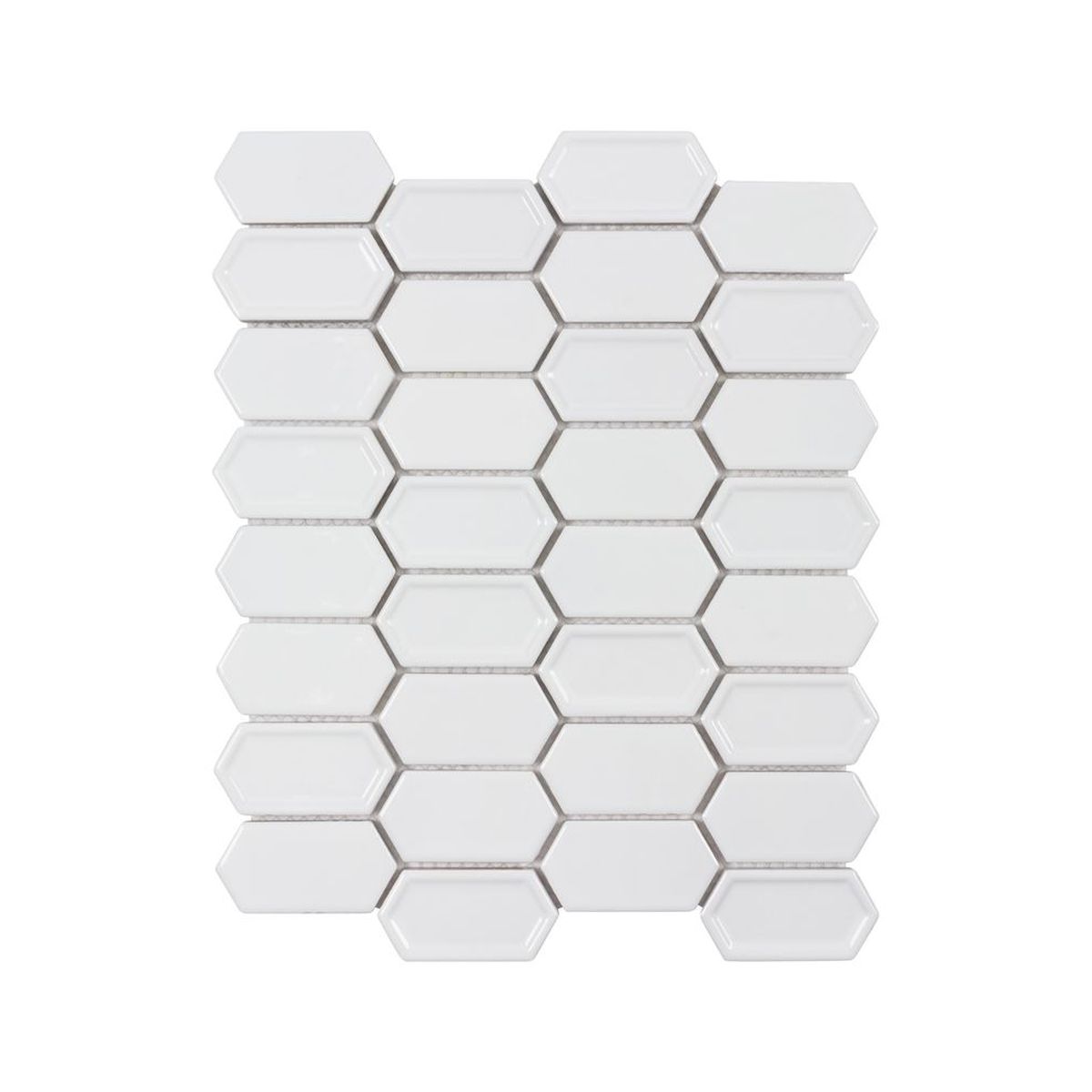 **PER PC** Framework Plaster 11x13 Glazed Ceramic Mosaic, SF200056,  9.1sf, 10pcs, 31 lbs, FINAL PRICE: $3.99/pc, $39.90/bx + Tax