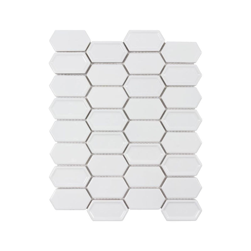 **PER PC** Framework Plaster 11x13 Glazed Ceramic Mosaic, SF200056,  9.1sf, 10pcs, 31 lbs, FINAL PRICE: $3.99/pc, $39.90/bx + Tax