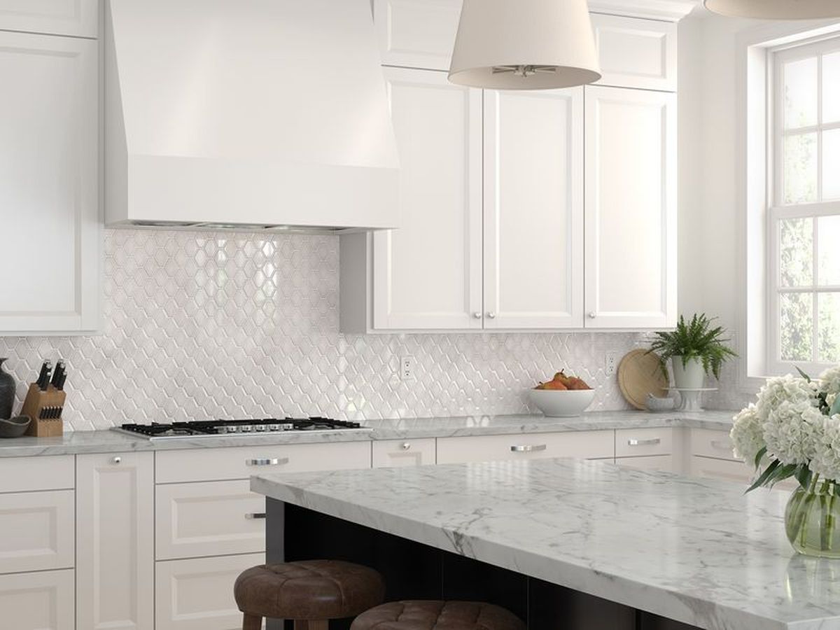 **PER PC** Structure Pewter 14x12 Hexagon Mosaic, SF200061, 9.2sf, 10pcs, 34lbs, FINAL PRICE: $3.99/pc, $39.90/bx + Tax