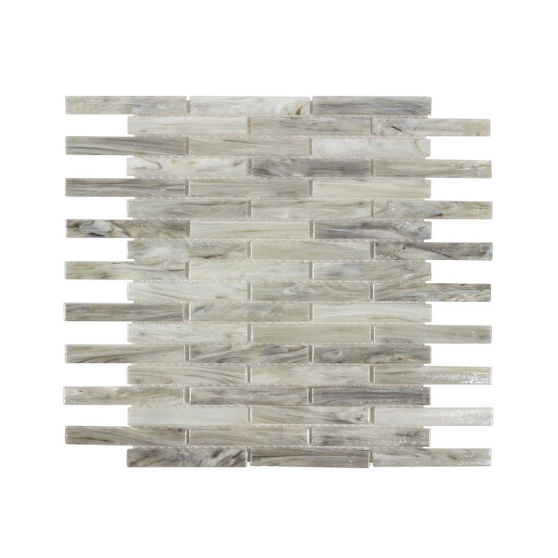 **PER PC** Beam Sepia 12x14 Linear Mosaic, SF190007, 11pcs, 10.78sf, 24 lbs, FINAL PRICE: $3.99/pc, $43.89/bx + Tax