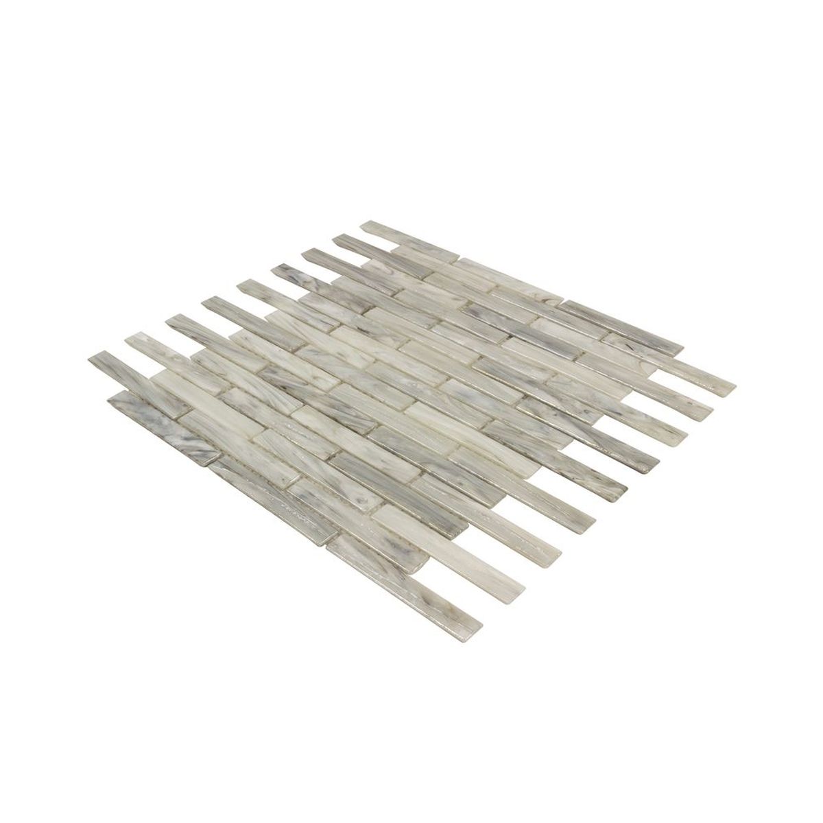**PER PC** Beam Sepia 12x14 Linear Mosaic, SF190007, 11pcs, 10.78sf, 24 lbs, FINAL PRICE: $3.99/pc, $43.89/bx + Tax