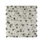 **PER PC** Mini Triangle Sepia 12x12 Glossy Glass Mosaic, SF220100, 11.374sf, 11 pcs, 23 lbs, FINAL PRICE: $2.99/sf, $32.89/bx + Tax