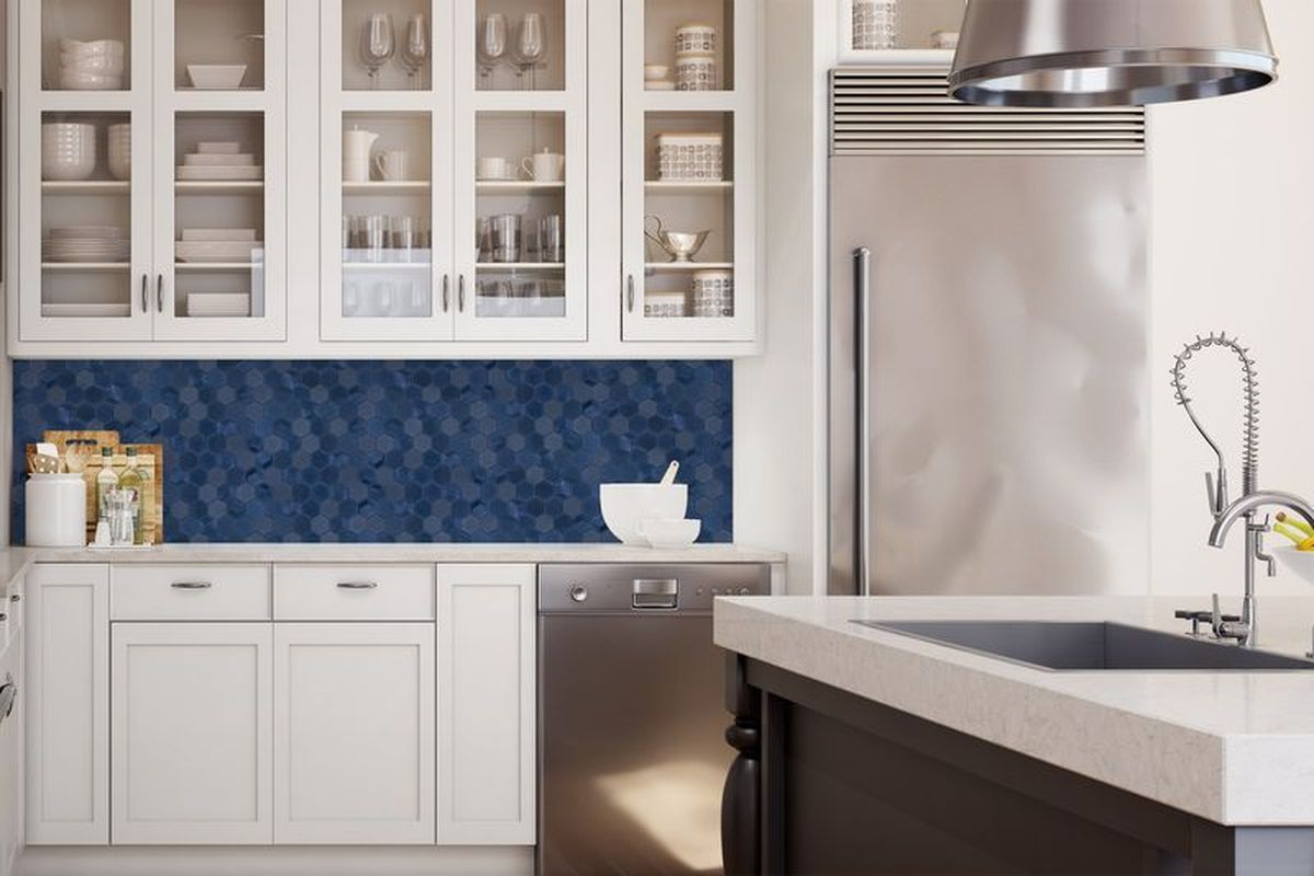 **PER PC** Marina Hexagon 12x12 Glass Mosaic, SF170170, 9.6sf, 10pcs, 27 lbs, FINAL PRICE: $3.99/pc, $39.90/bx + Tax