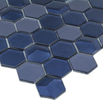 **PER PC** Marina Hexagon 12x12 Glass Mosaic, SF170170, 9.6sf, 10pcs, 27 lbs, FINAL PRICE: $3.99/pc, $39.90/bx + Tax