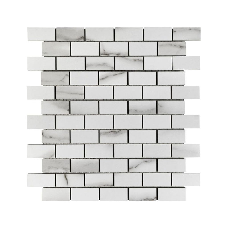 **PER PC** Bella Tuscana 1x2 Subway 11x12 Mosaic, SF220073, 11.998sf, 14pcs, 45 lbs, FINAL PRICE: $4.99/pc, $69.86/bx + Tax