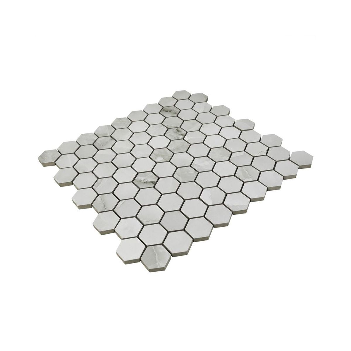 **PER PC** Dusky Onyx Hexagon 12x12 Mosaic, SF220065, 9.68sf, 10pcs, 27lbs, FINAL PRICE: $3.99/pc, $39.90/bx + Tax