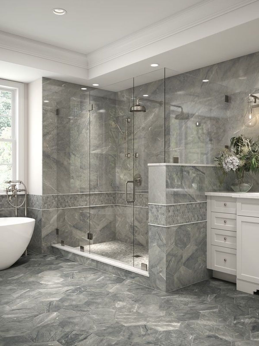 Gris Naturale Hexagon 10x11 Matte Tile, SF220055, 8.736sf, 14pcs, 36 lbs, FINAL PRICE: $1.99/sf, $17.38/bx + Tax