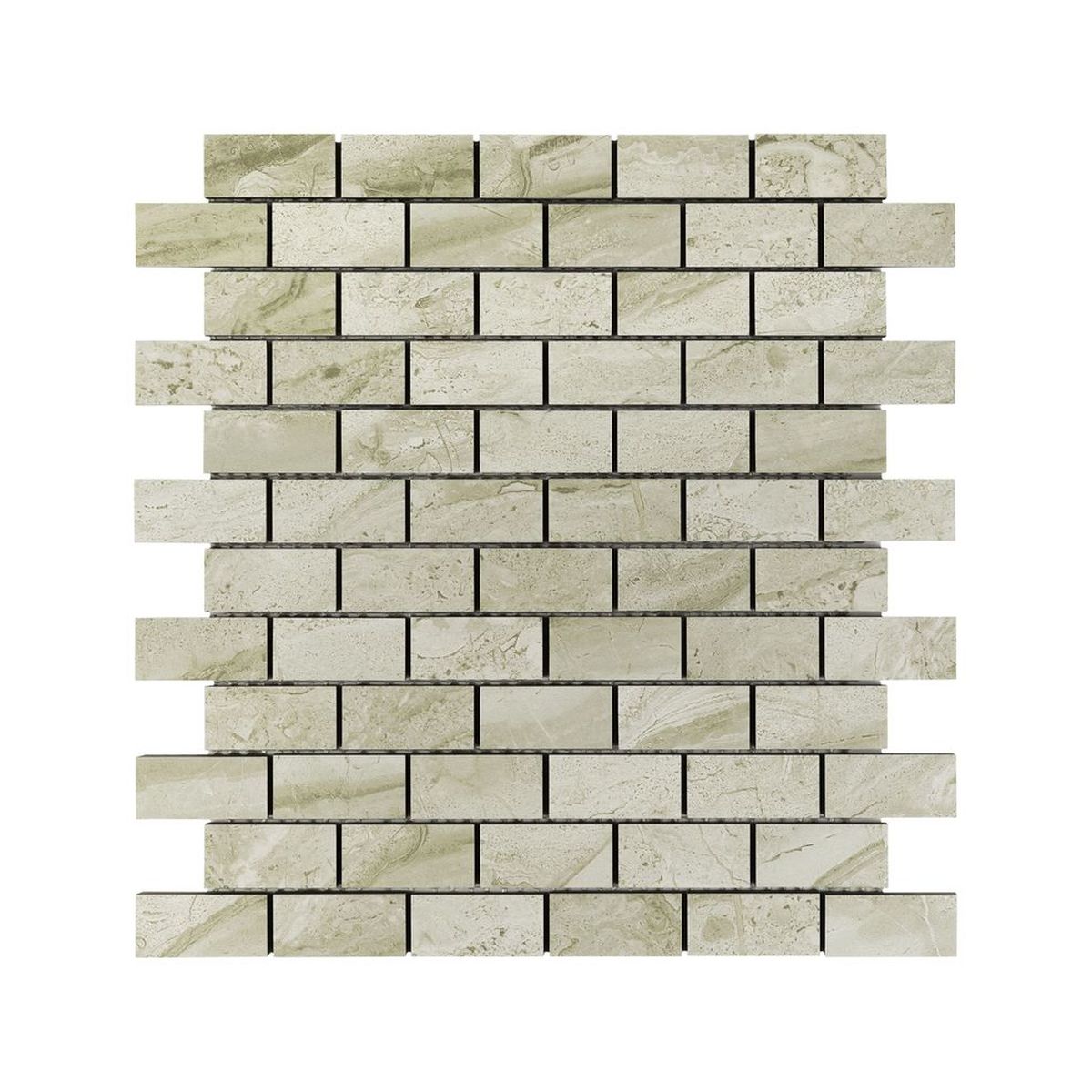 Misty Silk 1x2 Mosaic Matte-Marbleridge Reserve