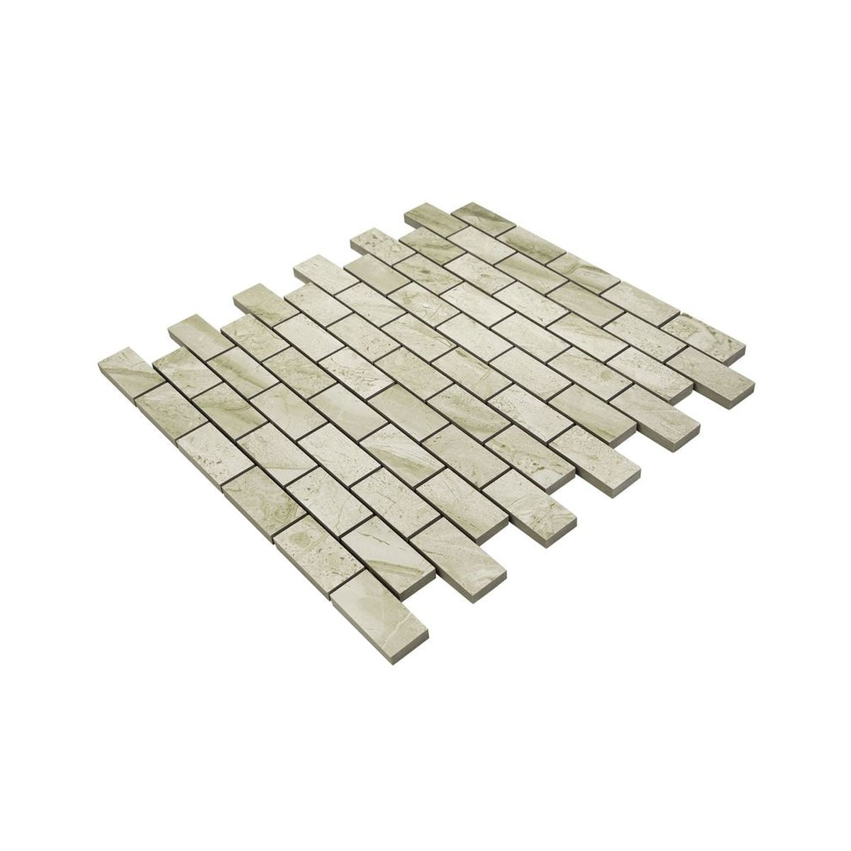 Misty Silk 1x2 Mosaic Matte-Marbleridge Reserve