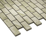 Misty Silk 1x2 Mosaic Matte-Marbleridge Reserve
