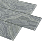 High Tide Grey 3x12 Glazed Glass Tile, SF210137, 9.52sf, 40 pcs, 30 lbs, FINAL PRICE: $0.99/sf, $9.42/bx + Tax