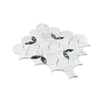 **PER PC** Filigree Pearl 14x14 Mosaic, SF200097, 9.556sf, 9pcs, 12 lbs, FINAL PRICE: $9.99/pc, $89.91/bx + Tax