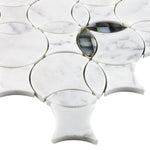 **PER PC** Filigree Pearl 14x14 Mosaic, SF200097, 9.556sf, 9pcs, 12 lbs, FINAL PRICE: $9.99/pc, $89.91/bx + Tax