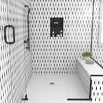 **PER PC** Skye Noire 13x14 Mosaic, SF200093, 8.622sf, 9pcs, 37 lbs, FINAL PRICE: $7.99/pc, $71.91/bx + Tax