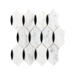 **PER PC** Skye Noire 13x14 Mosaic, SF200093, 8.622sf, 9pcs, 37 lbs, FINAL PRICE: $7.99/pc, $71.91/bx + Tax
