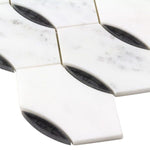 **PER PC** Skye Noire 13x14 Mosaic, SF200093, 8.622sf, 9pcs, 37 lbs, FINAL PRICE: $7.99/pc, $71.91/bx + Tax
