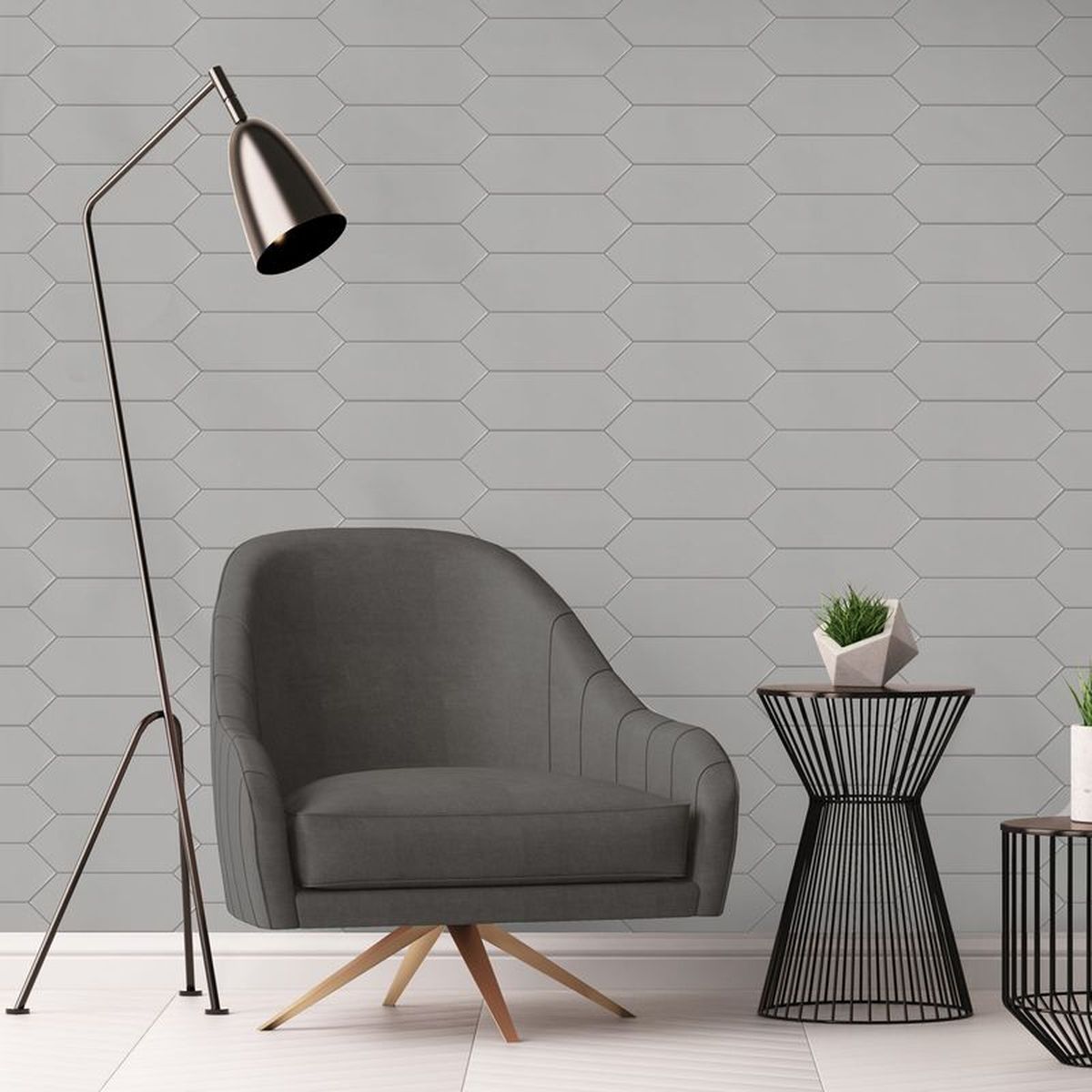 Picket Gris 4x12 Subway Tile, SF180712,  8.64sf, 32pcs, 27lbs, FINAL PRICE: $0.99/sf, $8.55/bx + Tax