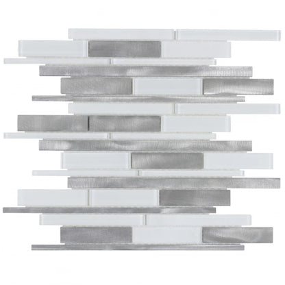** PER PCS ** 12X15 METROPOLITAN WHITE MT GL, SF170081, 15pcs, 14.76sf, Retal:$23.99/pc FINAL PRICE: $3.99/pc, $59.85/bx, Loc: MT6-C