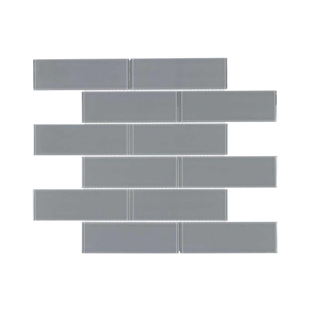 **PER PC** Wind 12x15 Subway Glossy Glass Mosaic, SF170071, 15 pcs, 14.54sf, 30 lbs, FINAL PRICE: $3.99/pc, $59.85/bx + Tax