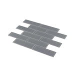 **PER PC** Wind 12x15 Subway Glossy Glass Mosaic, SF170071, 15 pcs, 14.54sf, 30 lbs, FINAL PRICE: $3.99/pc, $59.85/bx + Tax