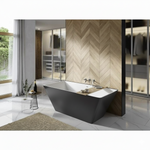 Acquabella Apex Center Drain 66x33 Freestanding Bathtub in Snow White With Matte Dark Gray, APB6633MDW, Retail: $10,000.00, FINAL PRICE: $1,499.99 + TAX