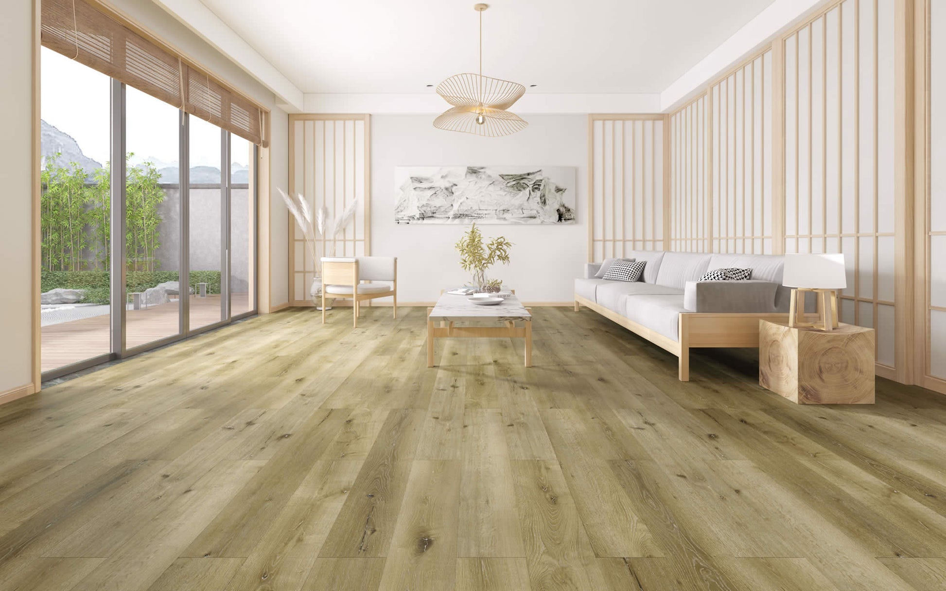 Natural Oak 7x48 Luxury Vinyl Plank Flooring, AR104, 20 Mil, 5mm, 40 Lbs, 10 Pcs, 23.64sf, Final Price: $1.99/sf
