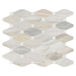 **PER PC** Angora Elongated Octagon 12x13 Polished Mosaic, SMOT-ANGORA-OCTELP, 10.1sf, 10 pcs, 35 lbs, FINAL PRICE: $11.99/pc, $119.90/box + Tax