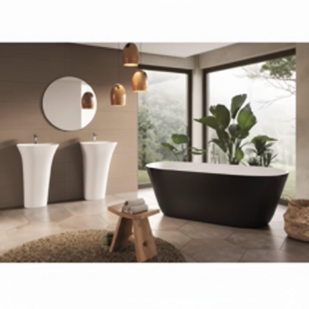 Acquabella Cristallo Center Drain 67x29 Freestanding Bathtub in Snow White with Matte Black, CB6729MBW, Retail: $10,000.00, FINAL PRICE: $1,499.99 + TAX