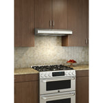 Broan 30-in Convertible 375-CFM Stainless Steel Under Cabinet Range Hood, CRDE130SS *JR2511, Retail: $359.00, FINAL PRICE: $219.99 + TAX