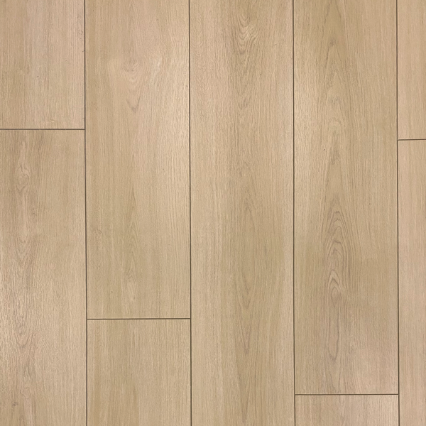 Wooden flooring with a light brown color and visible grain pattern.